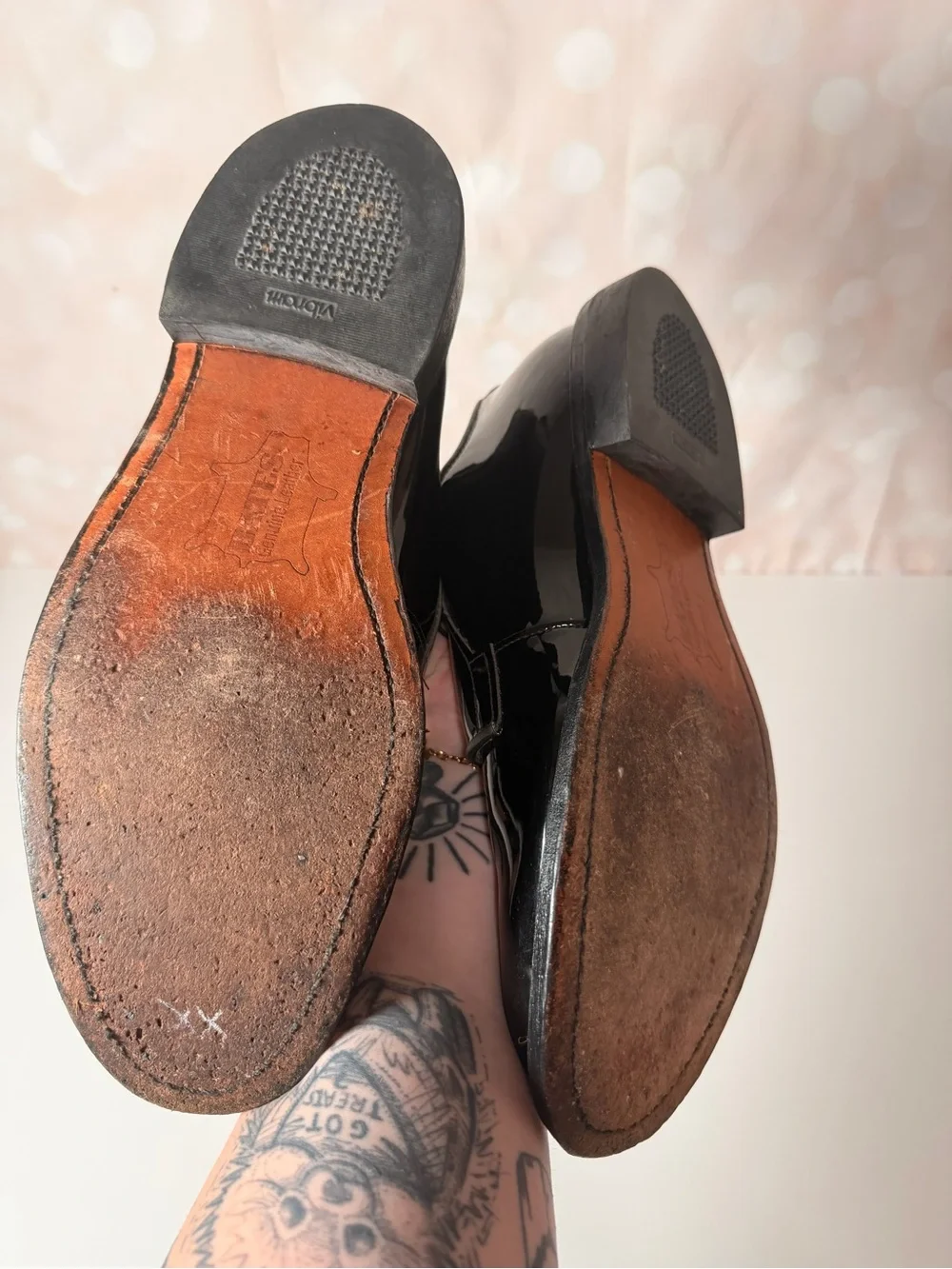 BATES Shiny Leather Dress Shoe Size 11